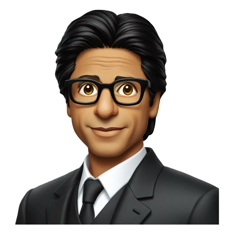 Shah rukh khan wearing spectacles  sticker