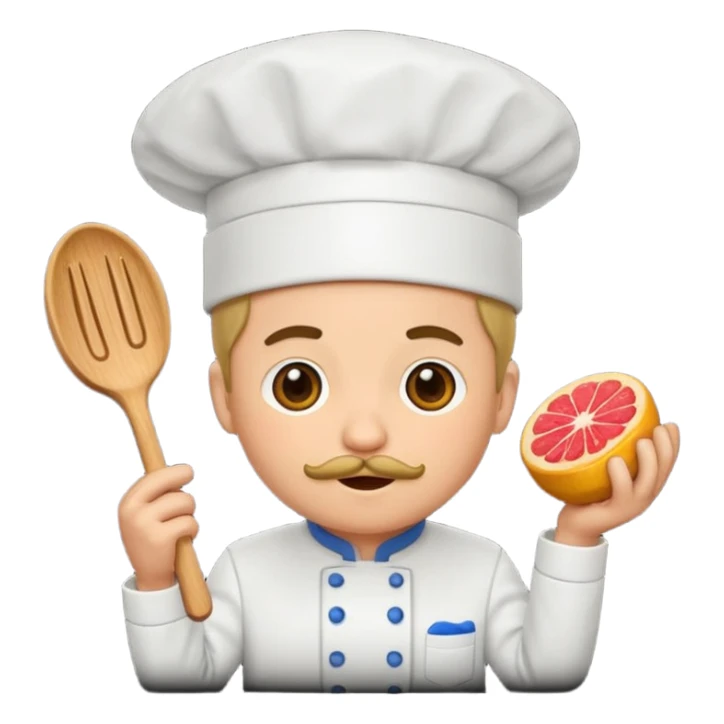 El chorro de chef sin fondo negro sticker