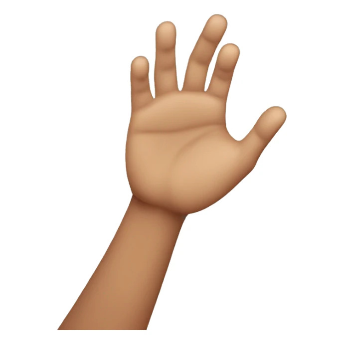 Face looking to the right with hand slightly covering the left hand sixe of face  sticker