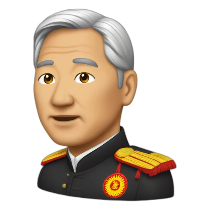kyrgyzstan president  sticker