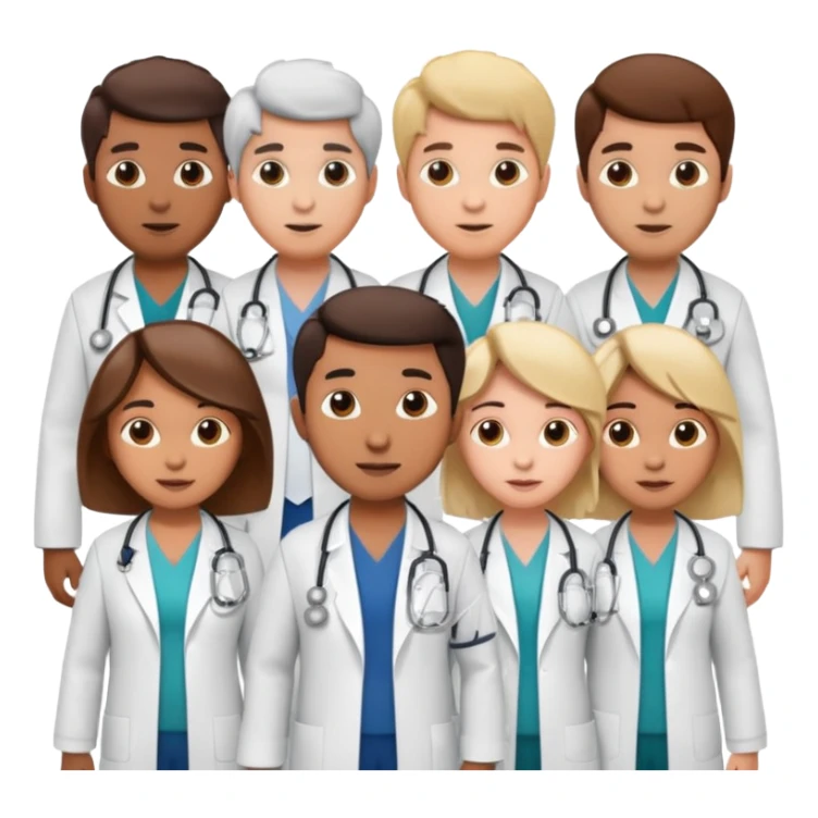 doctor related mascots sticker