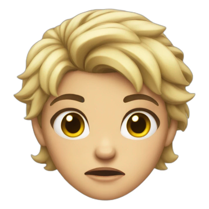 angry girl but also loving sticker