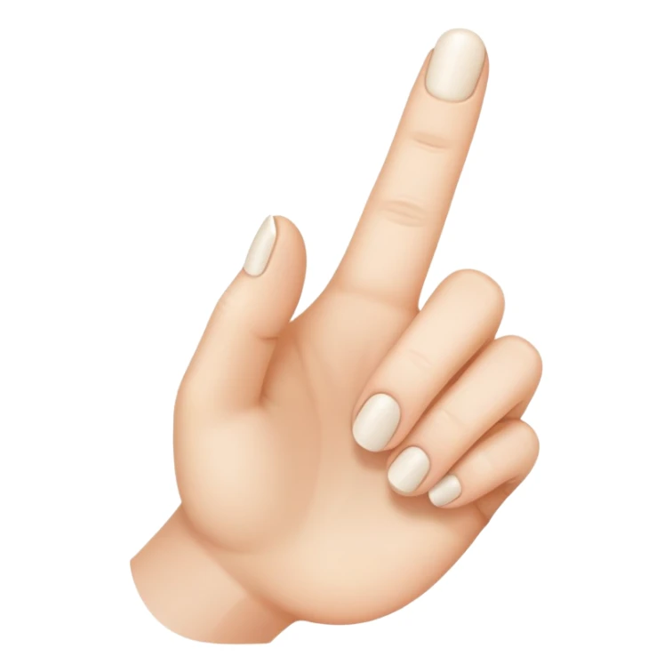 1 finger, 2 fingers, 3 fingers, 4 fingers, 5 fingers sticker