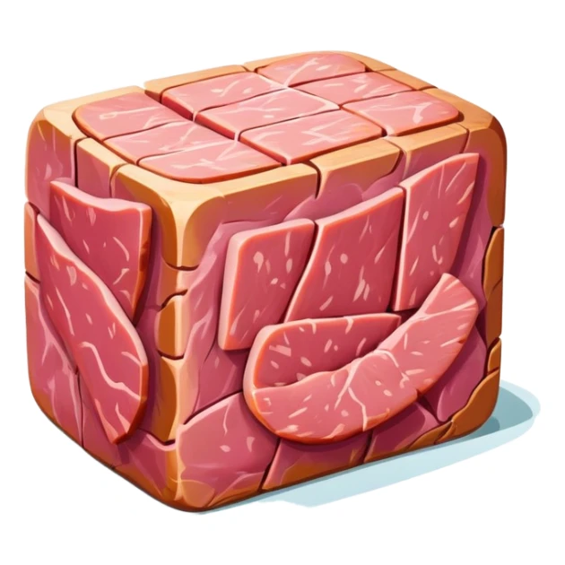 picasso abstract art SPAM MEAT painting sticker
