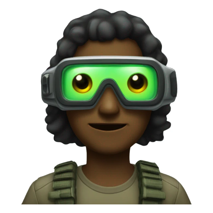 generate me a pair of nightvision goggles sticker