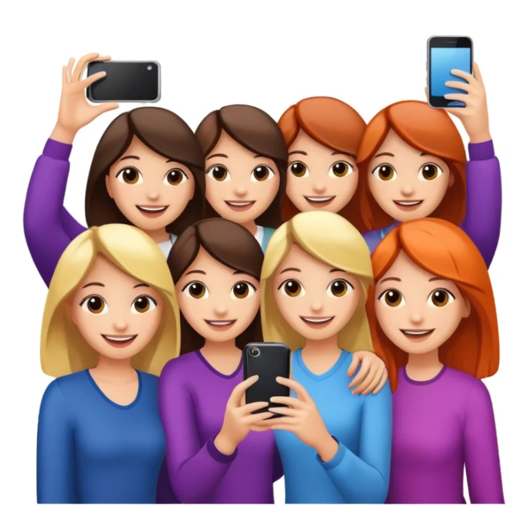 girls taking photo in club background sticker