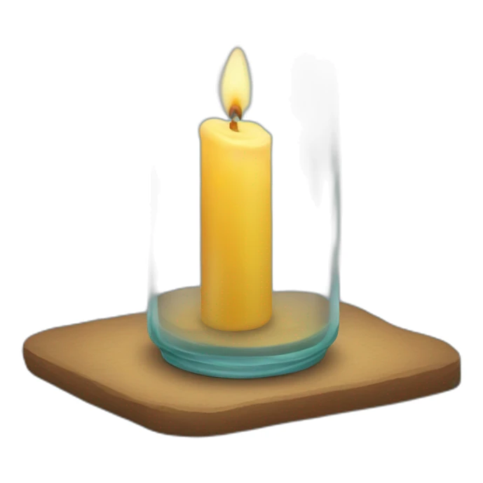 candle-in-glass sticker