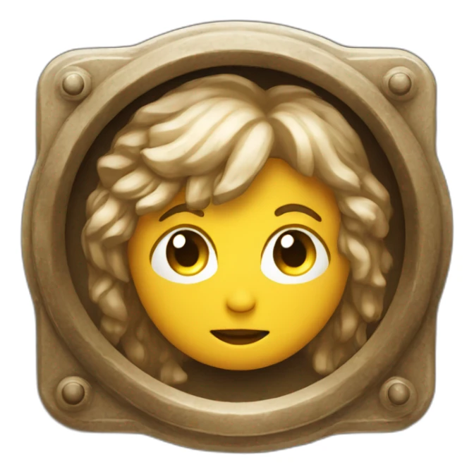 a button for radiant visual artworks of the Biblical time sticker