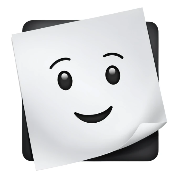 E=mc² on a sheet of paper sticker