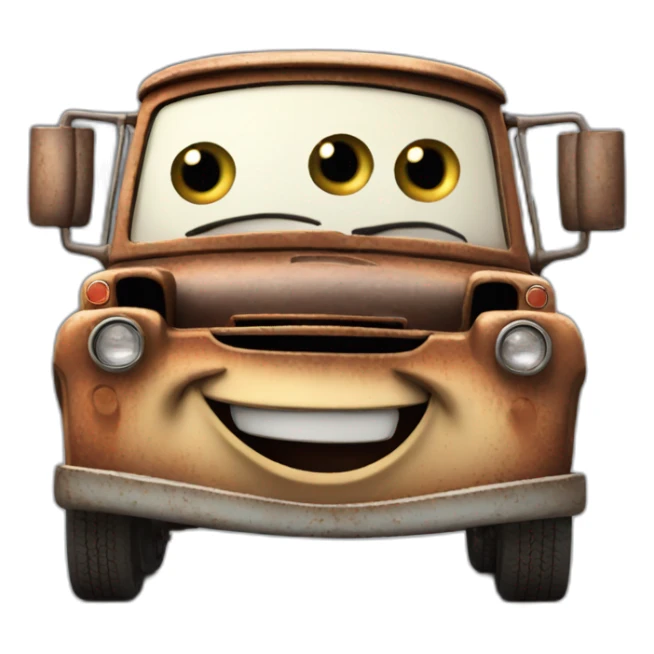mater from cars ambassador  sticker