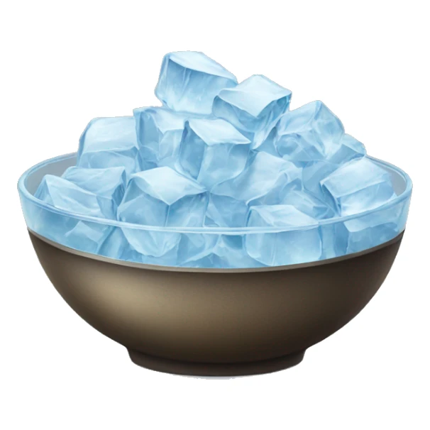 Bowl of ice sticker
