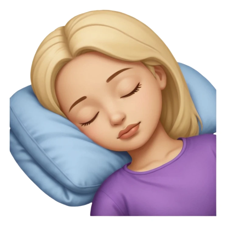 Menina dormindo sticker