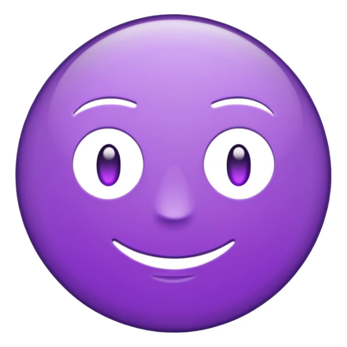 text that spells "me" in a shiny purple font sticker with white outline sticker