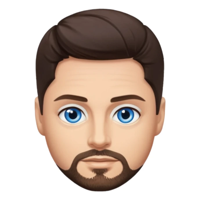 Keith Duffy with blue eyes, dark brown hair  sticker