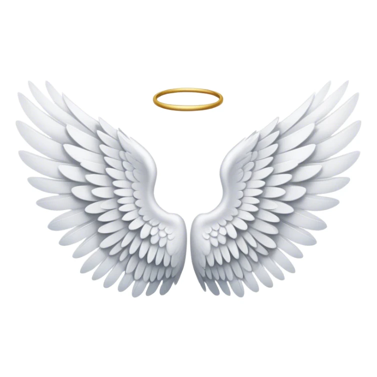 Angel wings sticker