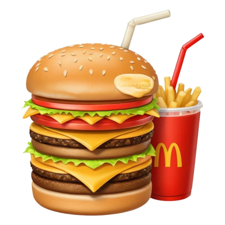 create emojis of mcdonalds sticker