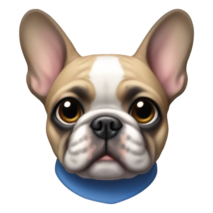 Teddy the frencjy blue tan  sticker