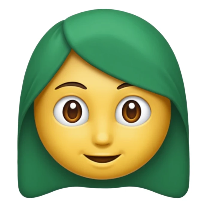 Yeşil fiyonk simli parıltılı sticker