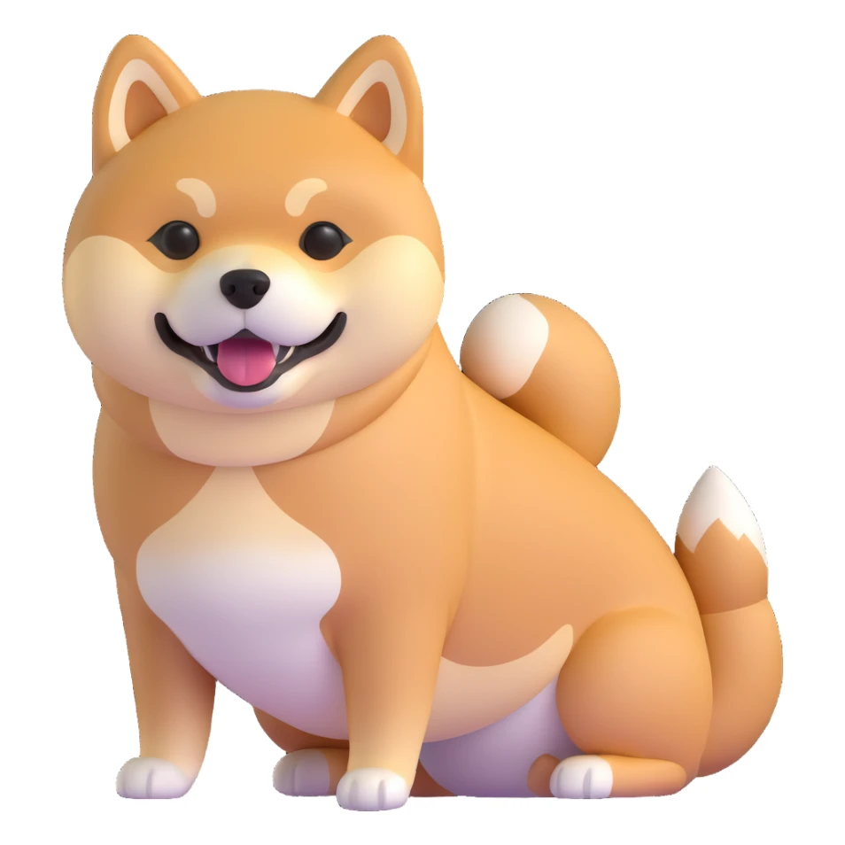 shiba inu dog sticker