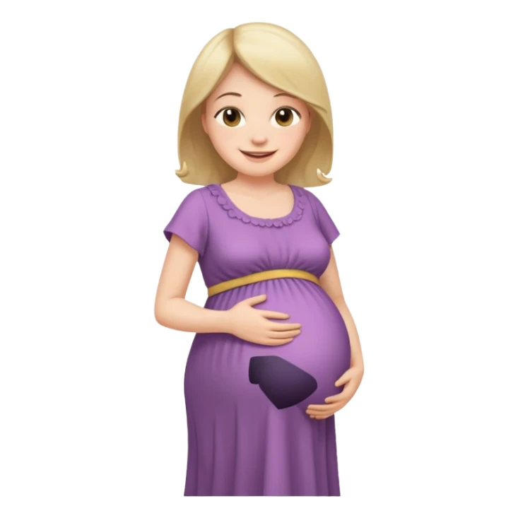 Pregnant sticker