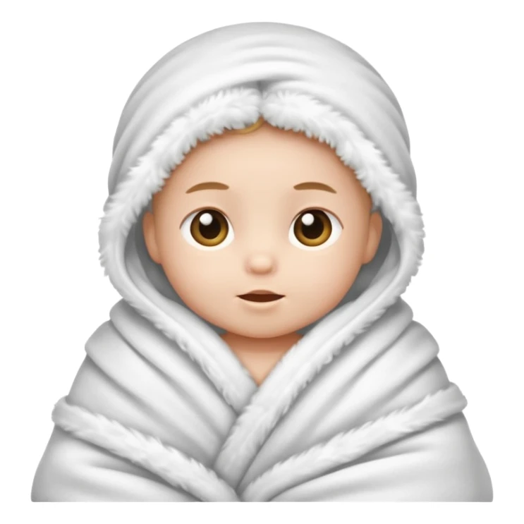 baby in a blanket sticker
