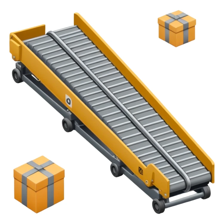 PLAIN GREY TOP DOWN ANGLE CONVEYER BELT TILL SHOPPING sticker