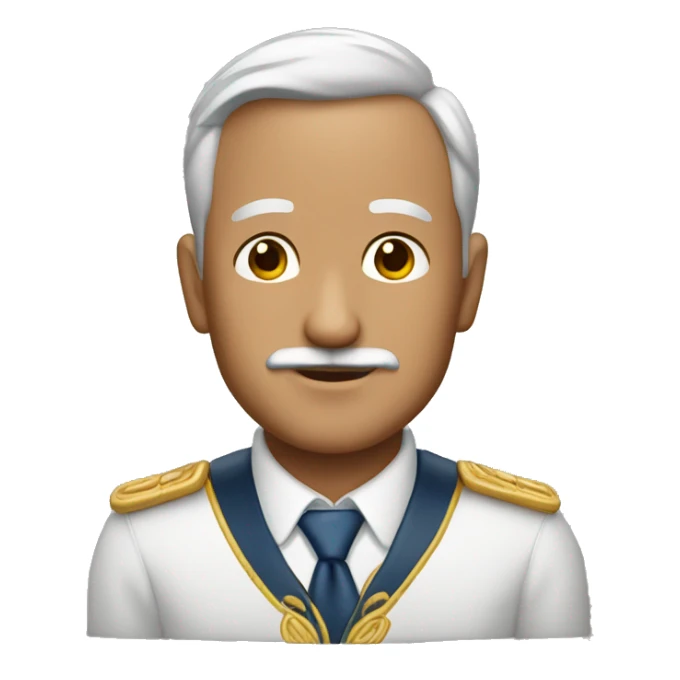 Señor de 40 años con vigote sticker