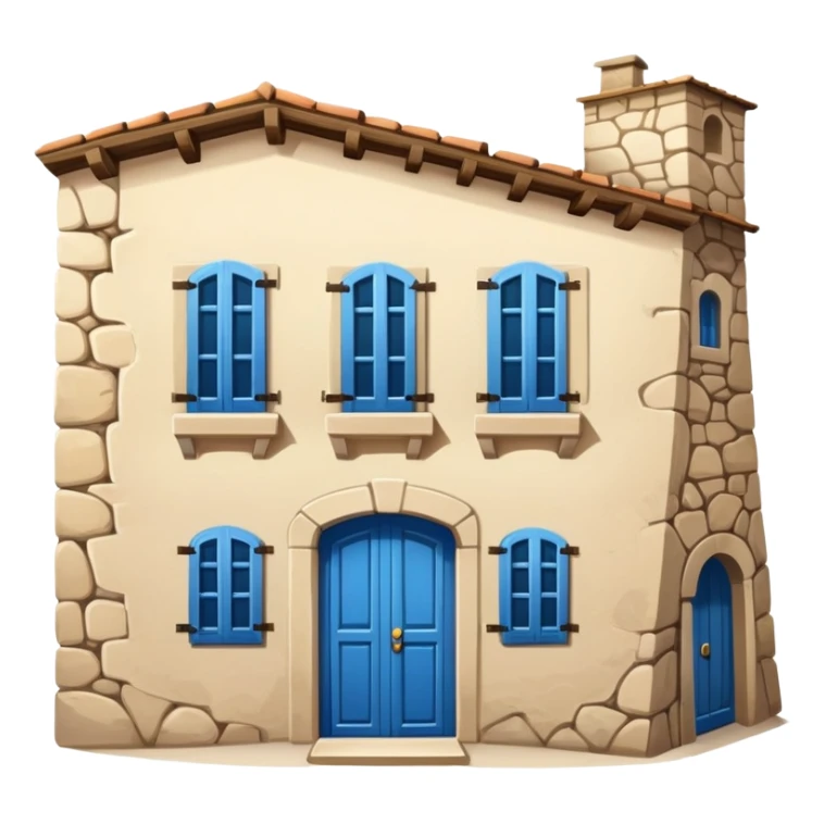 Un hôtel provençal en pierre  sticker
