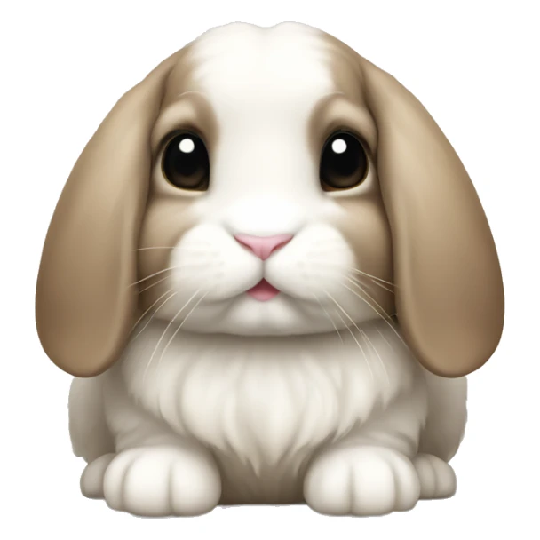 Holland lop bunny sticker