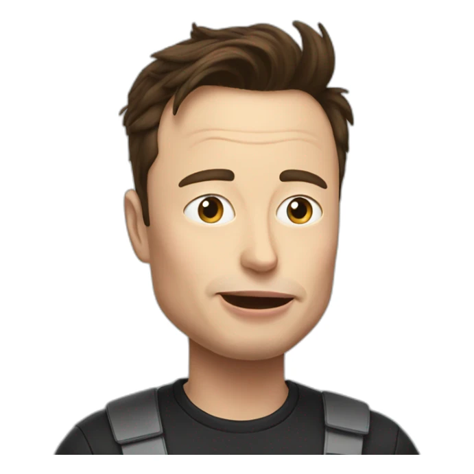 elon musk eat a cat sticker