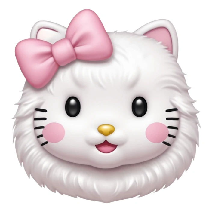 Hello kitty qui fait un bisous sticker
