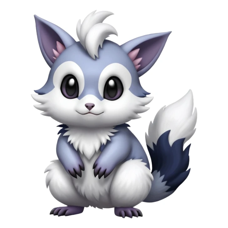 Shiny Furret-Absol-Noibat-Hybrid (Full body) sticker