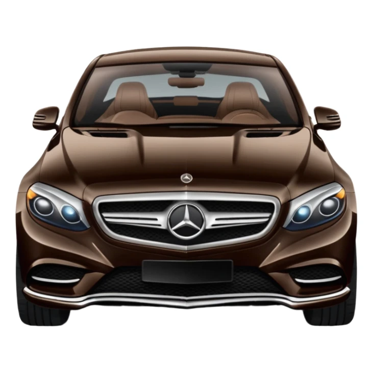 Dark brown Luxury Mercedes  sticker