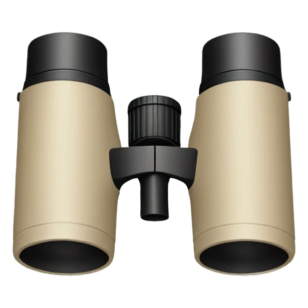 Beige binoculars sticker