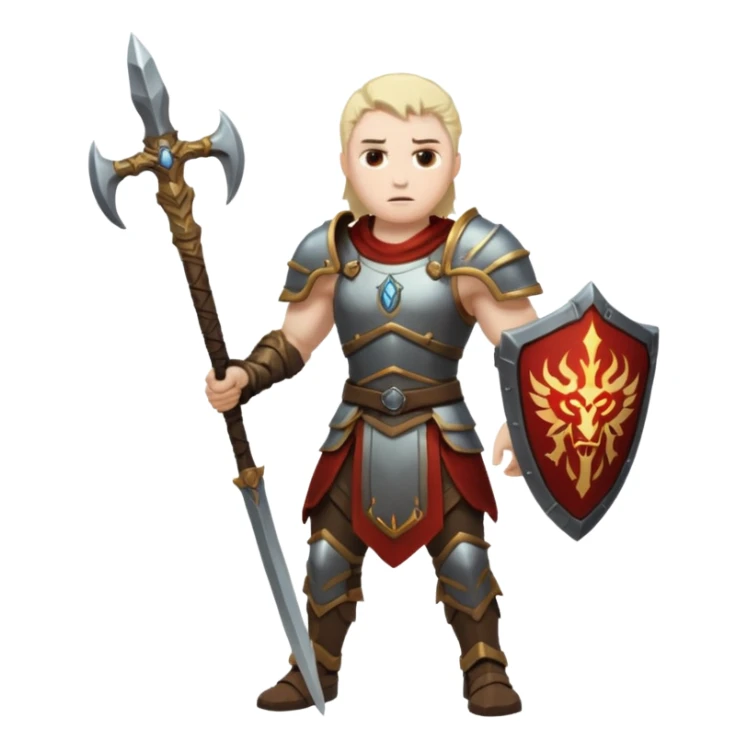 Animated warrior from Path of Exile 2 sticker