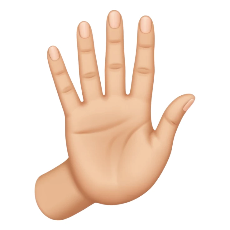 Yvl hand sign only 3 fingers up including thunb sticker