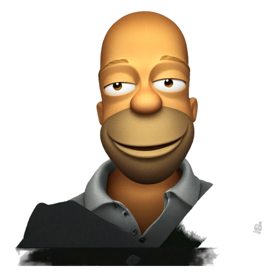 happy boy solo portrait sticker