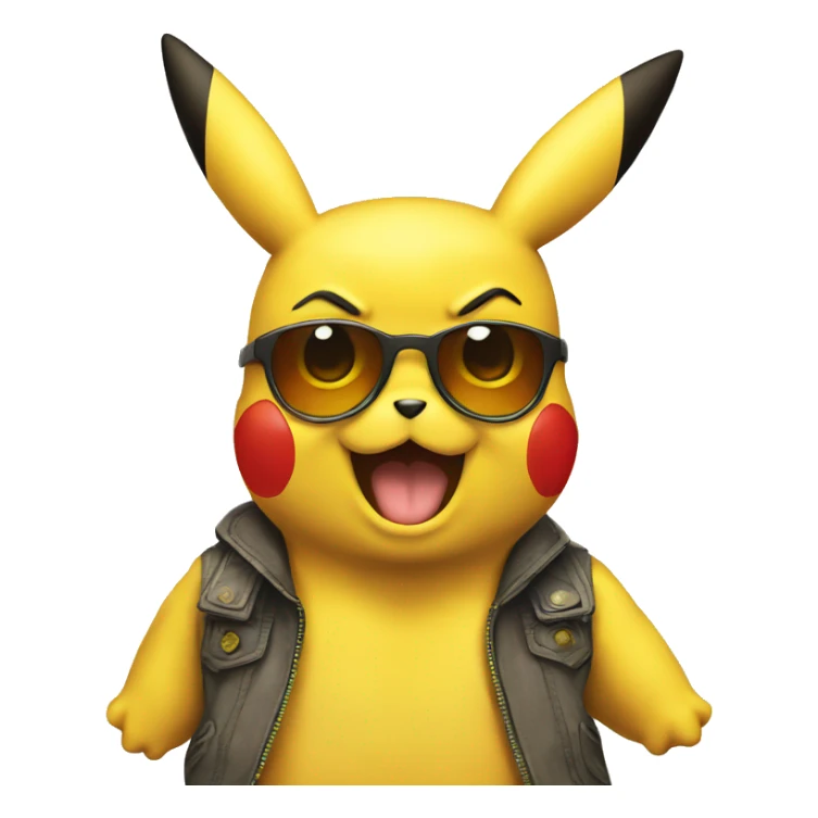 Cool pikachu sticker