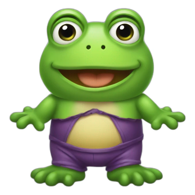 Froggy tales with the torso sticker