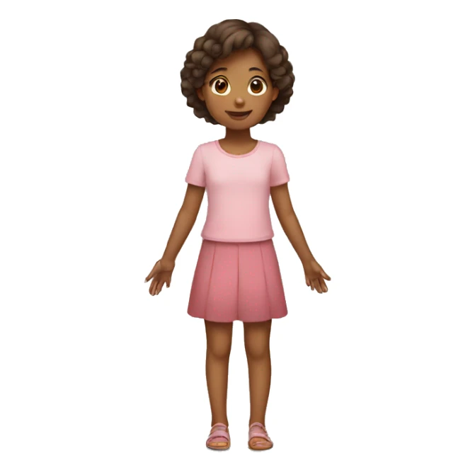 little girl holding hands  sticker
