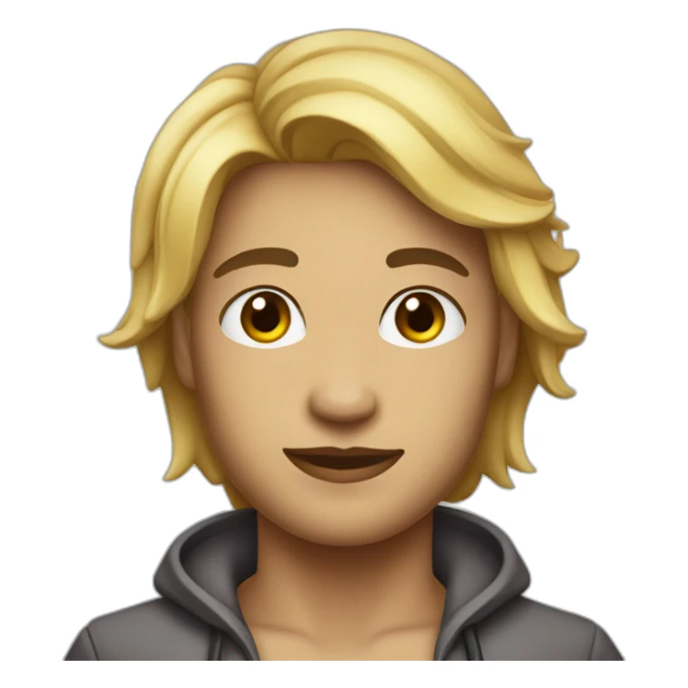 Sexy  Tano (Portrait, front facing, Apple iOS 17 style) sticker