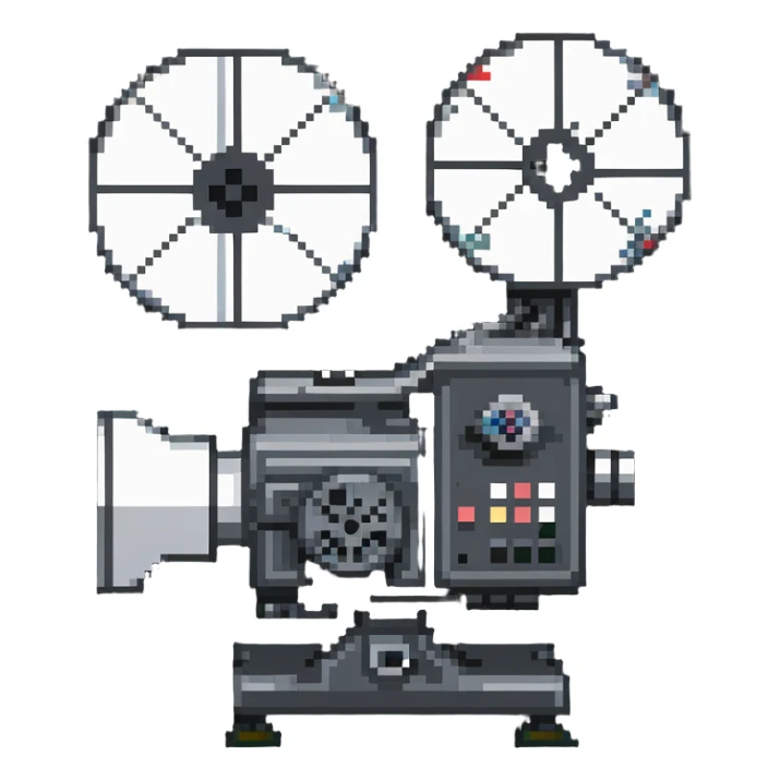 film projector sticker