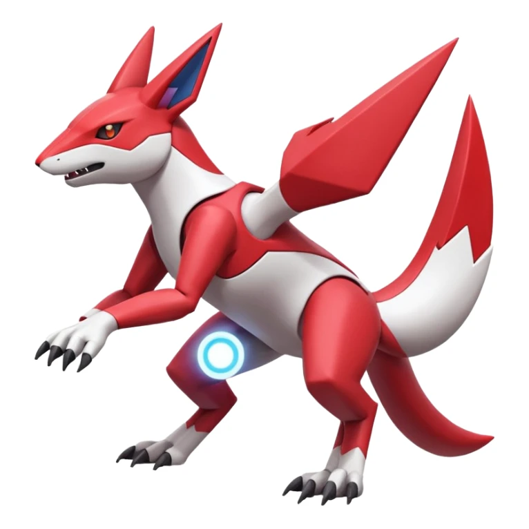 Heliolisk-Zangoose-Cyclizar-Genesect-Pokémon, full body sticker