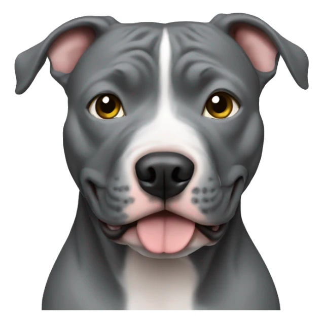 Gray Pitbull sticker