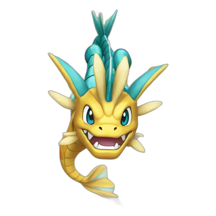 shiny gyarados pokemon sticker