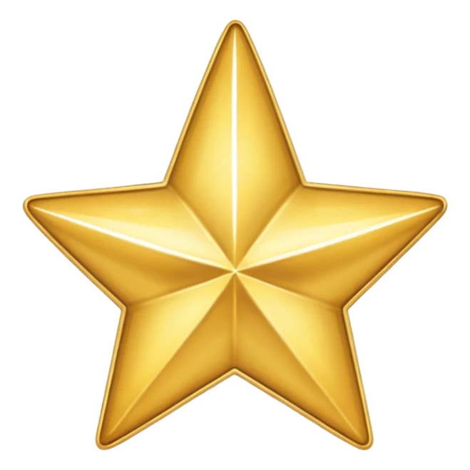 Symbol for showing ratings from one to five sticker