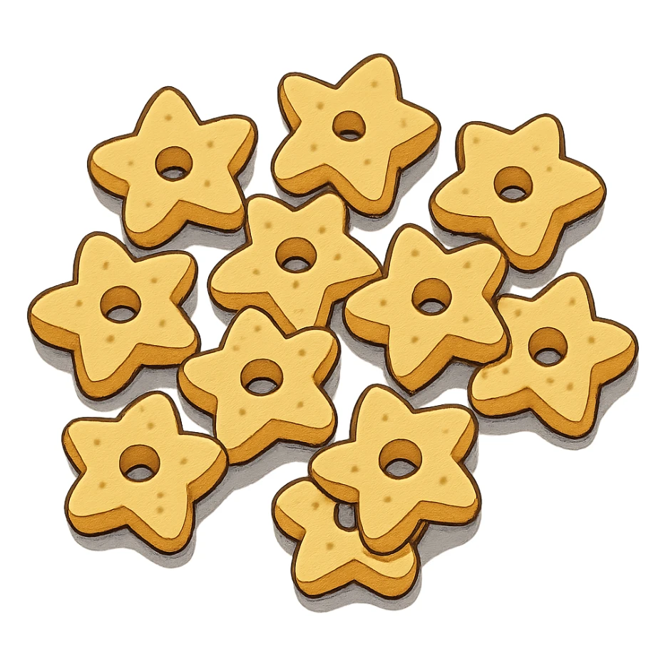 ghibli style stelline pasta sticker