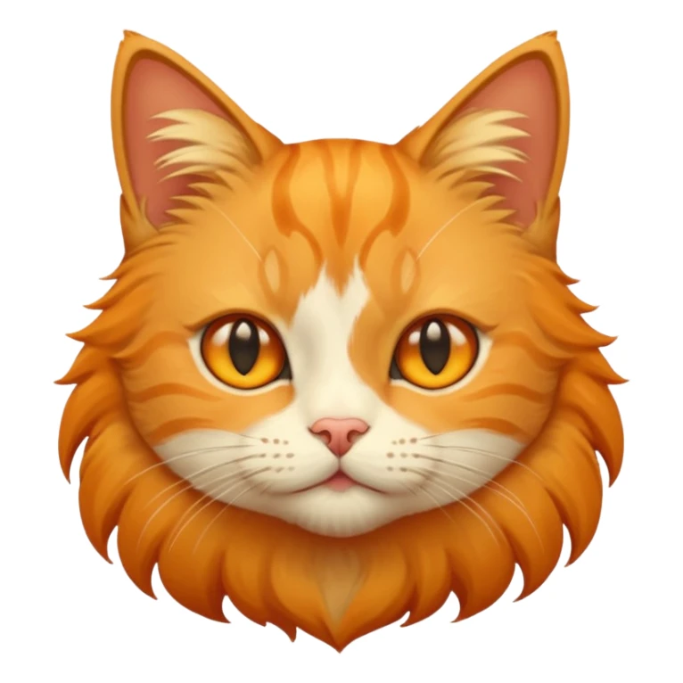 A cats face inside of a star ⭐️🐱 sticker