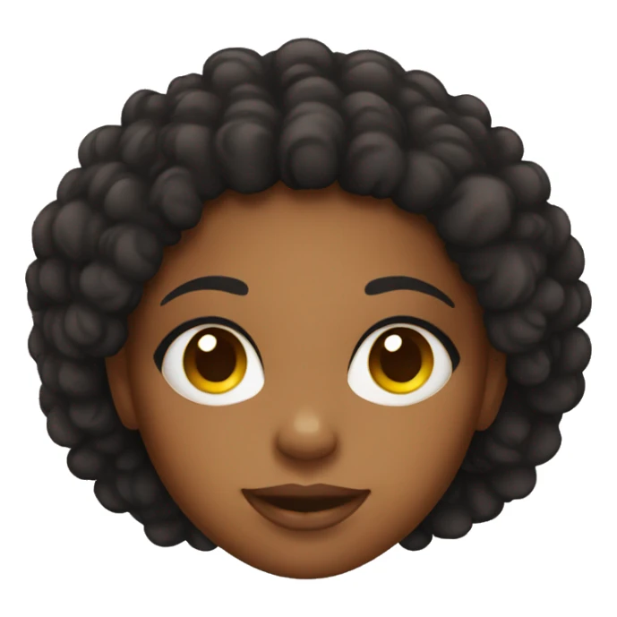 afro brazilian girl sticker