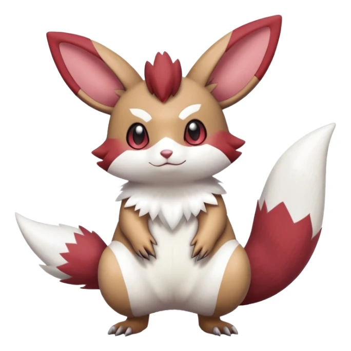 Shiny Furret-Minccino-Zangoose-Hybrid (Full body) sticker